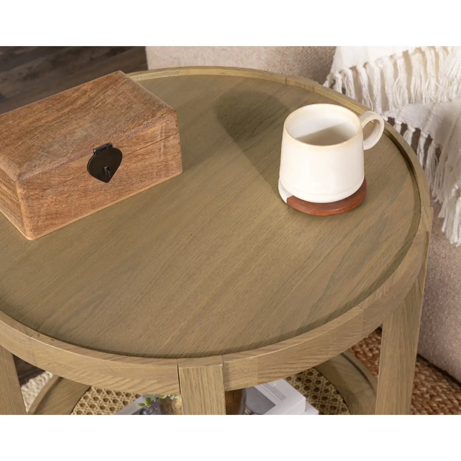 Devin Round End Table - Thumbnail 5