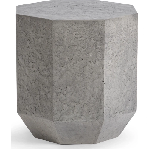 Morse Outdoor End Table in Dark Gray Glass Fiber Reinforced Concrete