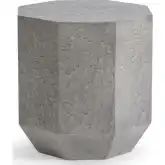 Morse Outdoor End Table in Dark Gray Glass Fiber Reinforced Concrete