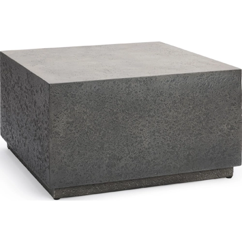 Marwin Outdoor Square Coffee Table Dark Gray Glass Fiber Reinforced Concrete