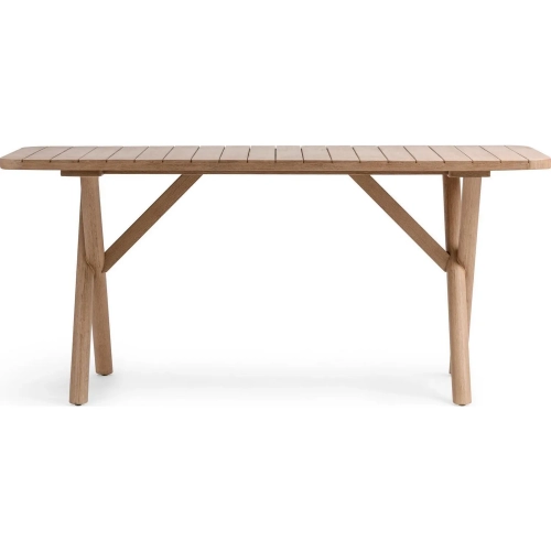 Dawson Outdoor 79" Counter Table in Butterscotch Finish Wood