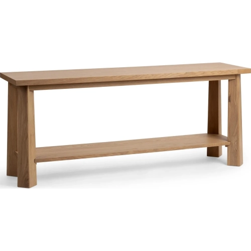 Kenzie Console Table in Natural Mist Finish Oak Wood