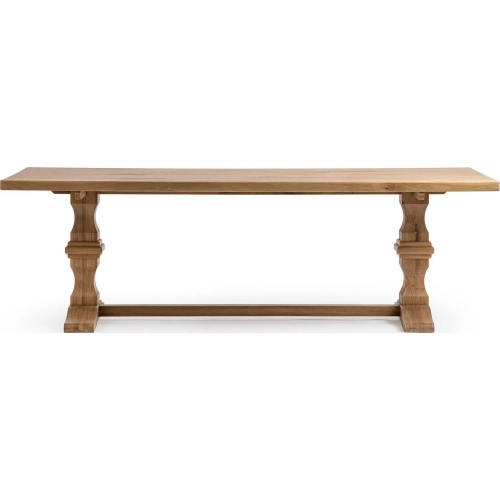 Toscana 97" Dining Table in Hampton Sand Oak Wood