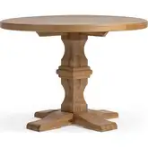 Toscana 42" Round Dining Table in Hampton Sand Oak Wood