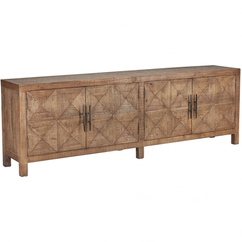 Elani 4 Door Sideboard in Reclaimed Pine