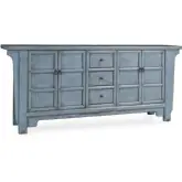 Crafton 3 Drawer 4 Door Sideboard in Reclaimed Pine