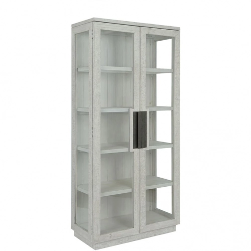 Larson 82" Tall Cabinet in White Wash Reclaimed Pine