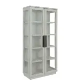 Larson 82" Tall Cabinet in White Wash Reclaimed Pine