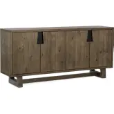 Lyra 4 Door Buffet in Brown Finish Reclaimed Pine