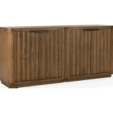 Labelle 4 Door Buffet in Tan Oak Veneer
