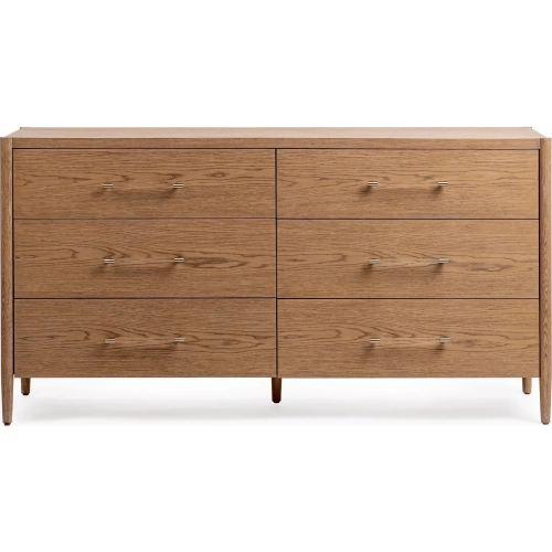 Alisen 6 Drawer Dresser in Napa Grove Oak