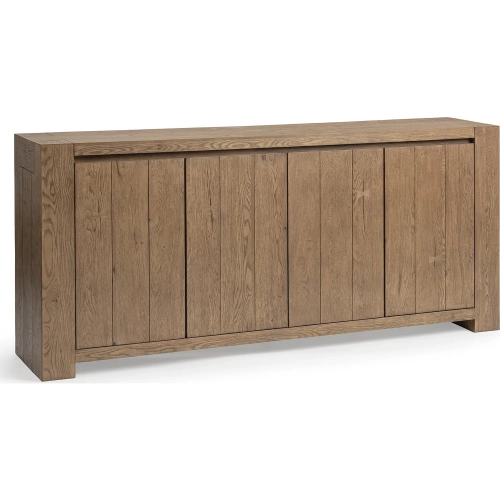 Bristol 4 Door Cabinet in Cafe Brown Reclaimed Oak