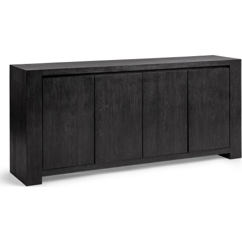 Bristol 4 Door Cabinet in Onyx Haze Reclaimed Oak
