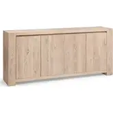 Bristol 4 Door Cabinet in Aged Cream Reclaimed Oak