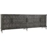 Warren 6 Door Sideboard in Reclaimed Pine & Iron