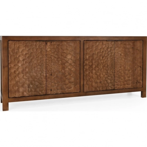 Astrid 4 Door Sideboard in Reclaimed Pine Wood