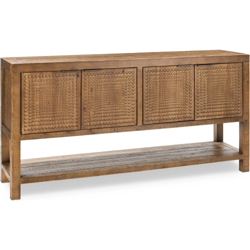 Osiris 4 Door Cabinet in Reclaimed Pine
