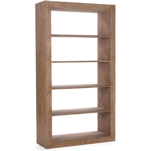 Nalani 4 Shelf Bookcase in Natural Finish Reclaimed Pine