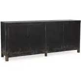 Naya 4 Door Buffet in Worn Black Reclaimed Pine