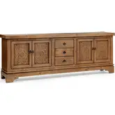 Amita 3-Drawer Cabinet in Brown Reclaimed Pine