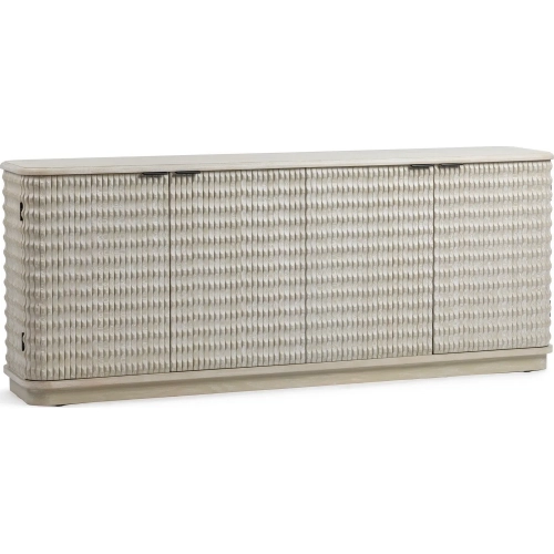 Harbor 4 Door Cabinet in Driftwood Field Finish Wood