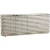 Harbor 4 Door Cabinet in Driftwood Field Finish Wood