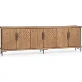 Edison 6 Door Cabinet in Sandy Cove Reclaimed Pine Wood