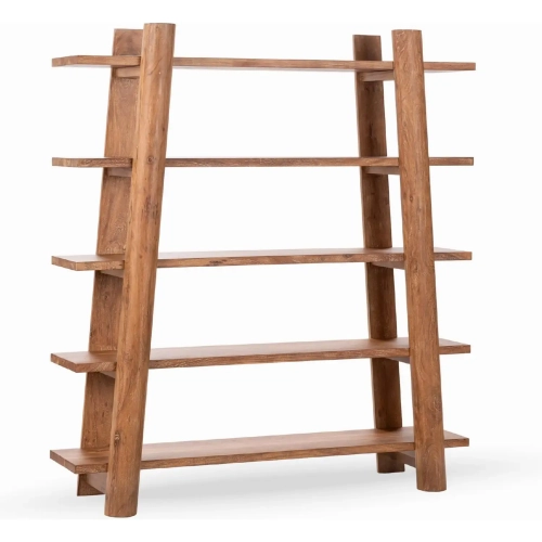 Pomona Bookcase in Golden Wheat Solid Acacia Wood