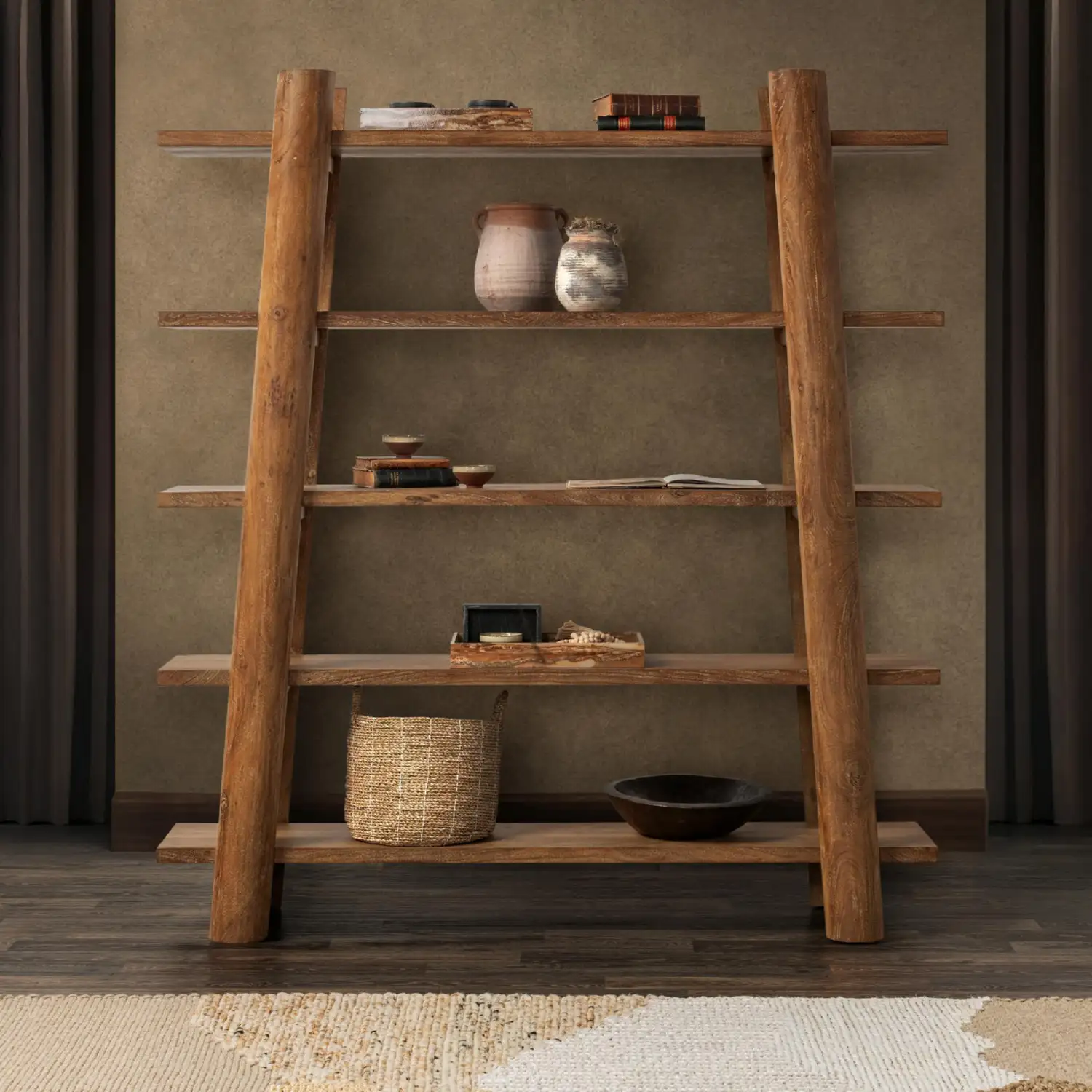 Classic Home Pomona Bookcase - Thumbnail 2
