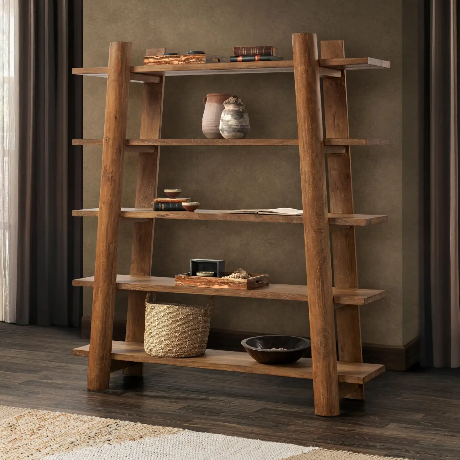 Classic Home Pomona Bookcase - Thumbnail 5