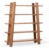 Pomona Bookcase in Golden Wheat Solid Acacia Wood