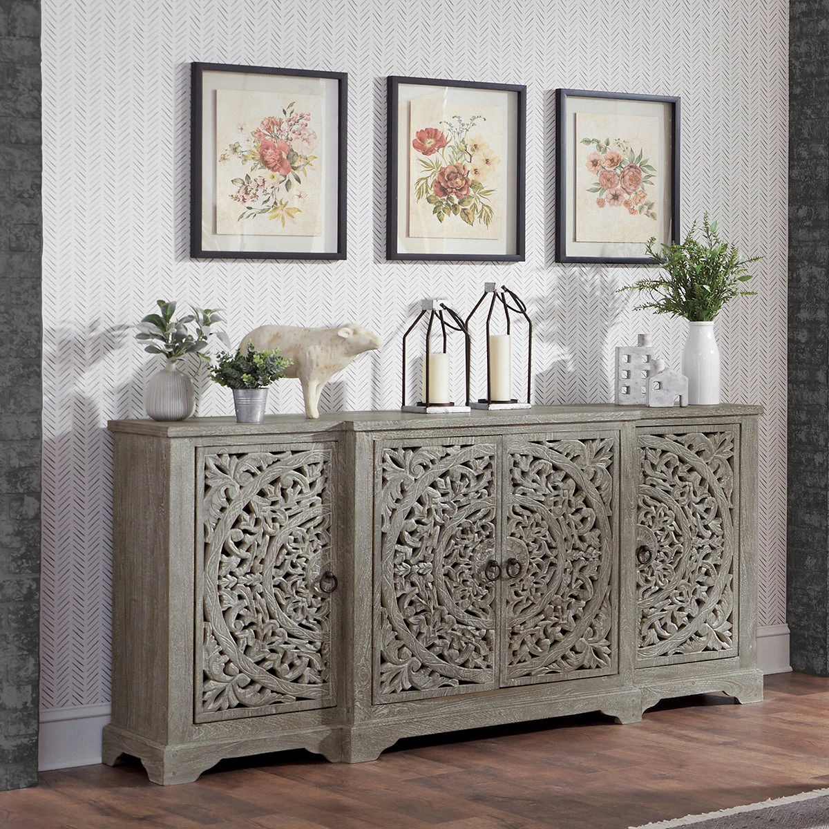 Classic Home Harmony Breakfront Sideboard - Thumbnail 5