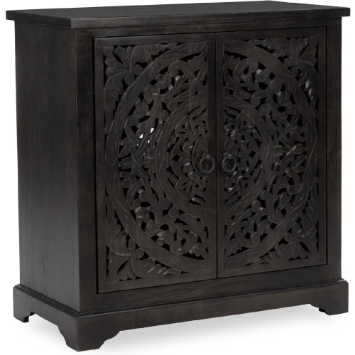 Harmony 2 Door Sideboard in Harvest Walnut Finish Mango Wood