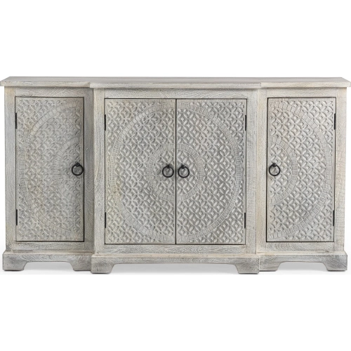 Parlor Buffet Sideboad Cabinet in Gray Mango Wood