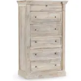 Adelaide 6 Drawer Chest in Natural White Wash Mango Wood