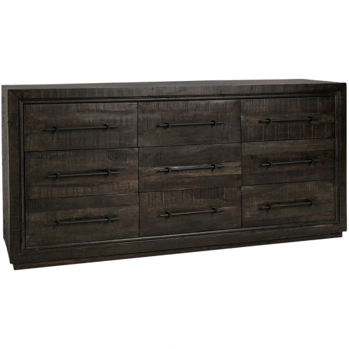 Magdalena 9 Drawer Dresser in Reclaimed Mango Wood & Iron