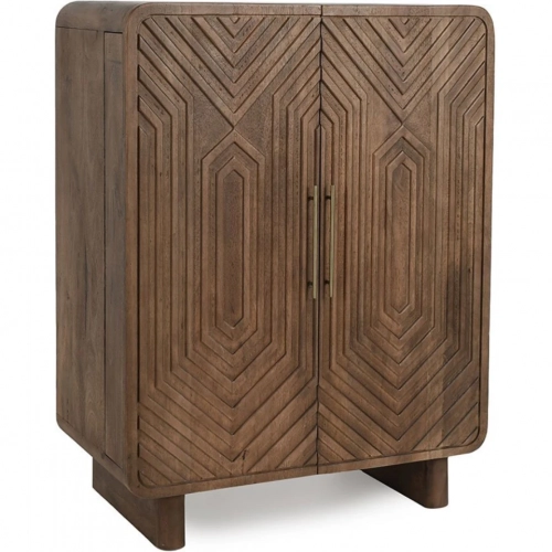 Holmes Bar Cabinet in Mango Wood