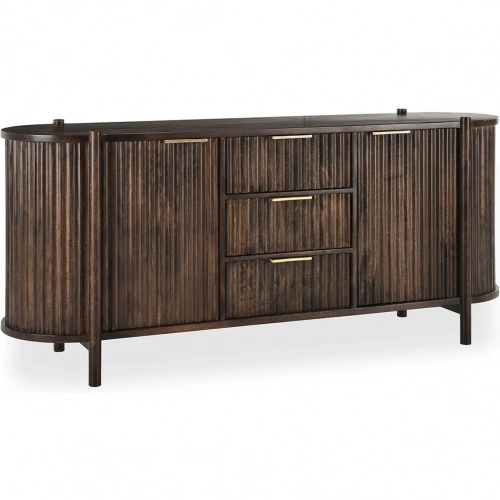 Redford 2 Door 3 Drawer Buffet in Brown Mango Wood