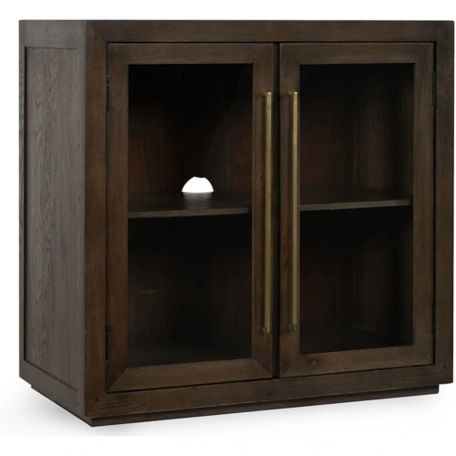 Bradley 2 Door Cabinet in Landmark Brown Oak Wood