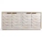 Marvin 4 Door Buffet in Cream Finish Mango Wood