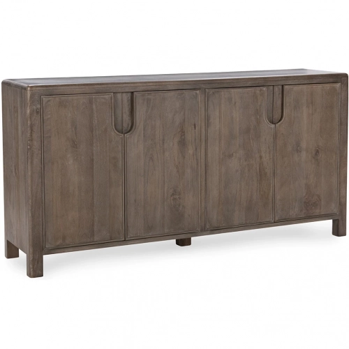 Sedia 4 Door Buffet in Ash Natural Finish Mango Wood
