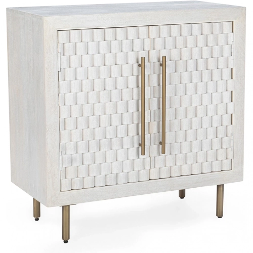 Norwood 2 Door Cabinet in Mango Wood & Iron