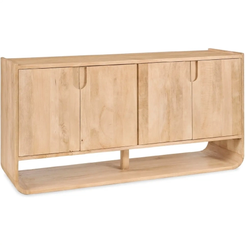Laguna 4 Door Buffet in Natural Solid Mango Wood