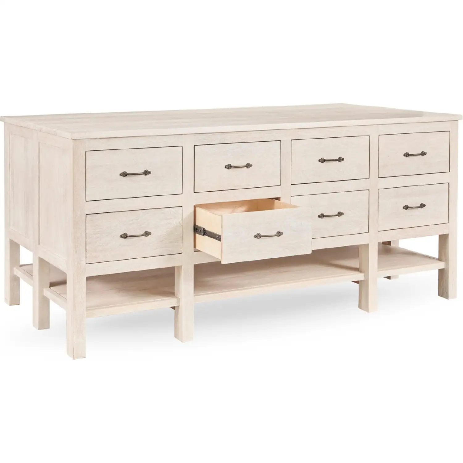 Classic Home Workstation Buffet Cabinet - Thumbnail 2