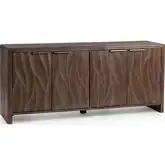 Braxton 4 Door Cabinet in Tundra Brown Mango Wood