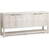Costa 4 Door Cabinet in Cream