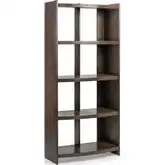 Kyra Bookcase in Cocoa Brown Mango Wood