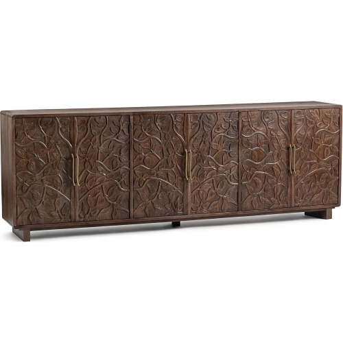 Albero Sideboard Buffet Cabinet in Kona Brown Mango Wood