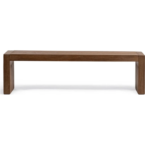 Glendale 64" Dining Bench in Toasted Chestnut Wood