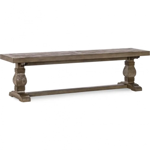 Caleb Bench in Reclaimed Solid Pine Wood